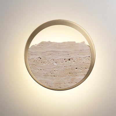 6625/9WL ECODESIGN ODL26 Настенный светильник травертин/акрил/металл IP20 LED 9W 250Лм 3000K 220-240V VALLEY 6625/9WL ECODESIGN ODL26 Настенный светильник травертин/акрил/металл IP20 LED 9W 250Лм 3000K 220-240V VALLEY