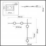 Настенный светильник Odeon Light 6632/15WL HIGHTECH
