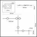 Настенный светильник Odeon Light 6632/18WL HIGHTECH