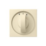 Gira S-55 Крем глянц Накладка с ручкой для поворотных (в т.ч.и жалюзийных) переключателей, таймеров (G66601)