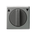 Gira E22 Сталь Накладка с ручкой для жалюзи (G66620)