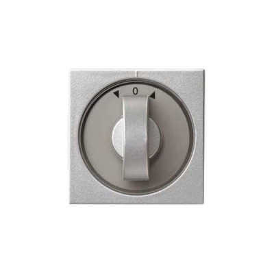 Gira S-55 Алюминий Накладка с ручкой для поворотных (в т.ч. и жалюзийных) переключателей, таймеров (G66626)