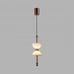 6685/7L L-VISION ODL26 Подвесной светильник бронзовый/ белый/алебастр/металл IP20 LED 7W 560Лм 3000K 220-240V FELIZ