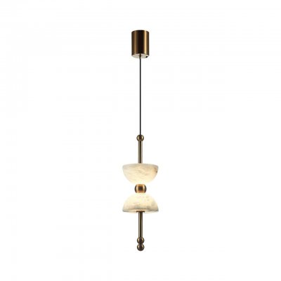 6685/7L L-VISION ODL26 Подвесной светильник бронзовый/ белый/алебастр/металл IP20 LED 7W 560Лм 3000K 220-240V FELIZ