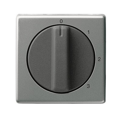 Gira E22 Сталь Накладка с ручкой для трехступенчатого переключателя (G66920)