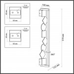 Настенный светильник Odeon light 6692/12WL GEOS