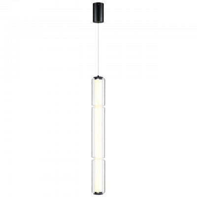 6698/19L L-VISION ODL24 147 Подвесной светильник черный/металл/акрил/стекло IP20 LED 19W  3000K FAU