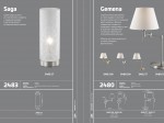 Настольная лампа Odeon light 2481/1T GEMENA