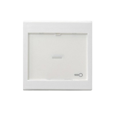 Gira S-55 Бел Клавиша 1-ая с полем для надписи (G67627)