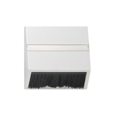 Gira S-55 Бел глянц Накладка для приборов с квадратной центральной панелью и наклонным выходом (G68203)