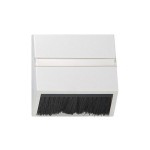 Gira S-55 Бел глянц Накладка для приборов с квадратной центральной панелью и наклонным выходом (G68203)