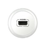 Накладка для розетки аудио/видео HDMI белый Celiane (Legrand) 68216