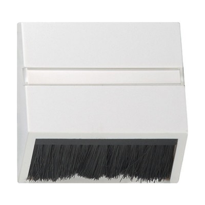 Gira S-55 Алюминий Накладка для приборов с квадратной центральной панелью и наклонным выход (G68226)