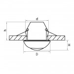 Светильник встраиваемый Lightstar 6870 Modo