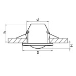 Светильник встраиваемый Lightstar 6880 Difesa Piano