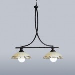 Светильник греческий подвесной Globo 6884-2 Rustica