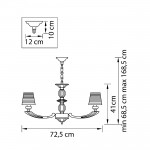 Люстра подвесная Lightstar 690082 Ramo