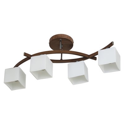 Потолочный светильник Экономсвет 6901/4WENGUE+CR WT Потолочный светильник Экономсвет 6901/4WENGUE+CR WT