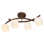 Потолочный светильник Экономсвет 6901/4WENGUE+CR WT