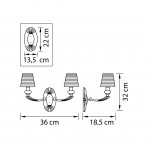 Светильник бра Lightstar 690622 Ramo