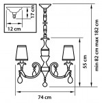 Люстра подвесная Lightstar 691081 Cappa