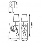 Светильник настенный бра Lightstar 691611 CAPPA