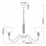 Светильник потолочный Mw light 692011308 Онтарио