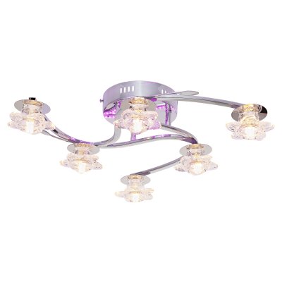 Люстра светодиодная Экономсвет 69307GL/6CR RC PURLED