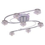 Люстра светодиодная Экономсвет 69312GL/7CR RC PURLED