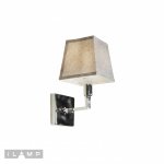 Настенный светильник iLamp Hilton 6943-1 Хром+серый