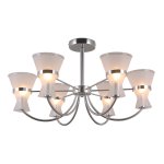 Люстра современная Экономсвет 69500/6CR WT