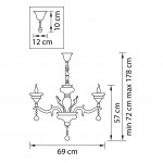 Люстра подвесная Lightstar 695062 Melagro