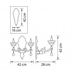 Светильник бра Lightstar 695622 Melagro