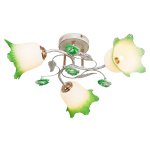 Потолочный светильник Экономсвет 6960/3WT+GD WT+GN