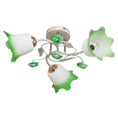 Потолочный светильник Экономсвет 6960/3WT+GD WT+GN