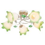 Потолочный светильник Экономсвет 6960/5WT+GD WT+GN