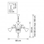 Люстра подвесная Lightstar 696082 Rosata