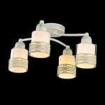 Светильник Eurosvet 70005/4 белый с золотом