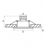Светильник точечный встраиваемый диодный Lightstar 70012 Acuto