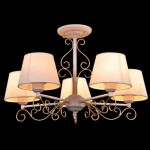 Светильник Eurosvet 70012/5 белый с золотом