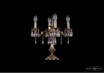 Лампа настольная Bohemia Ivele 7001/4/125-51/A/GB Лампа настольная Bohemia Ivele 7001/4/125-51/A/GB