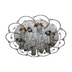 Люстра космос Экономсвет 70014/6WT WT+BK RC WTLED