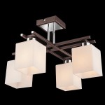 Люстра Eurosvet 70018/4 хром/венге