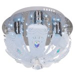 Люстра круглая Экономсвет 70018/4CR RC WTLED