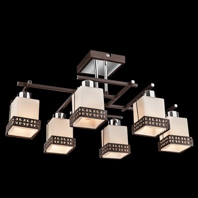 Светильник Eurosvet 70019/6 хром/венге