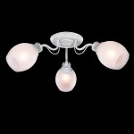 Люстра потолочная Eurosvet 70029/3 белый с серебром