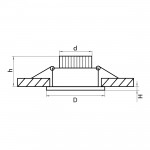 Светильник точечный встраиваемый диодный Lightstar 70032 Acuto