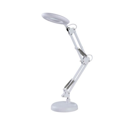 

Настольная лампа ЧЕСТА белая d15 h46 Led 8W 4000К Kink light 7005,01, 7005,01
