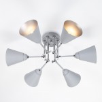 Светильник Eurosvet 70052/6 серый/серебро