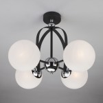 Люстра Eurosvet 70082/4 хром/черный